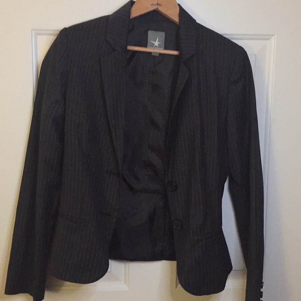 Pinstriped blazer